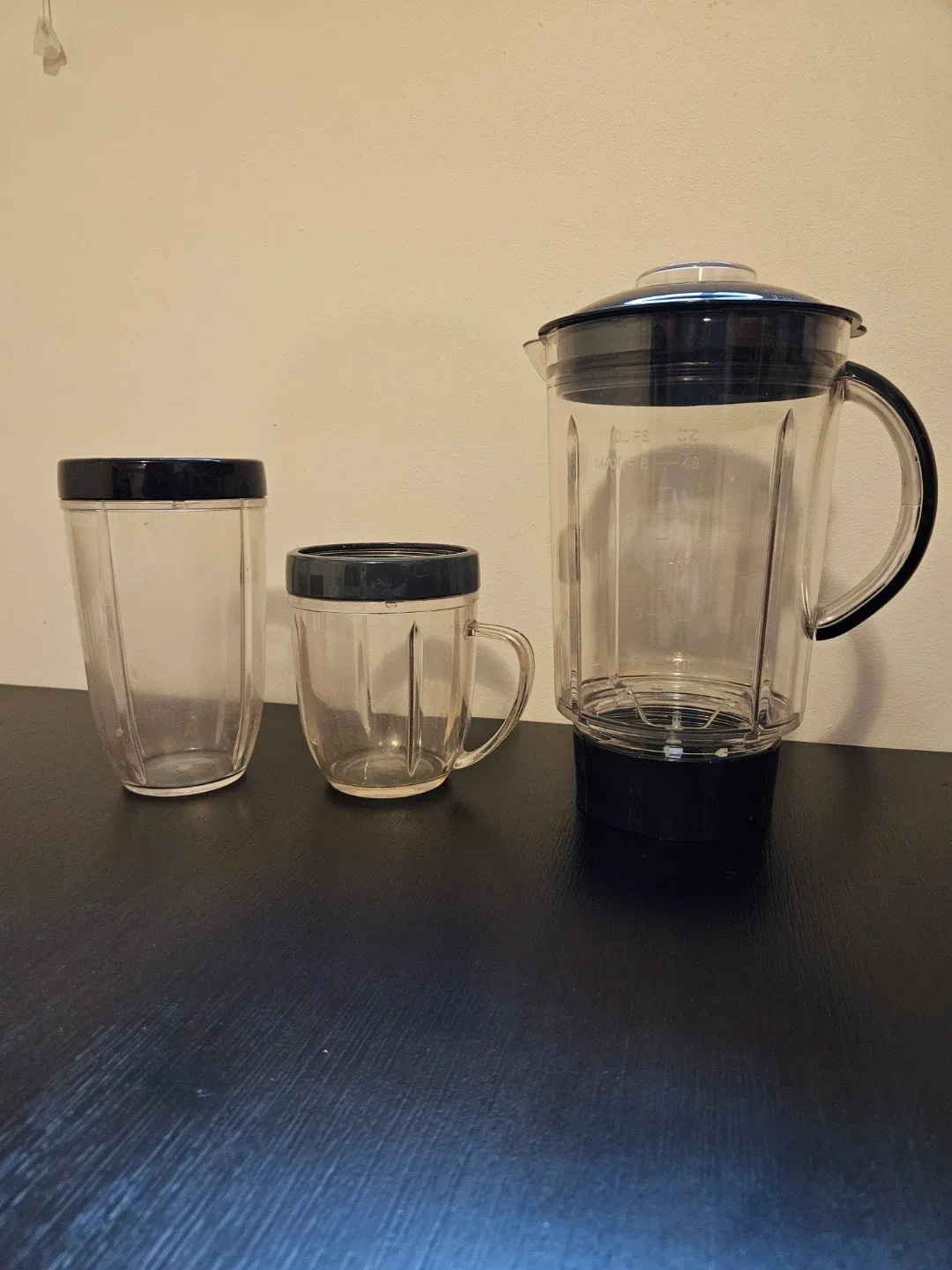 Magic bullet Blender Cups and Pitcher image indicator(2)