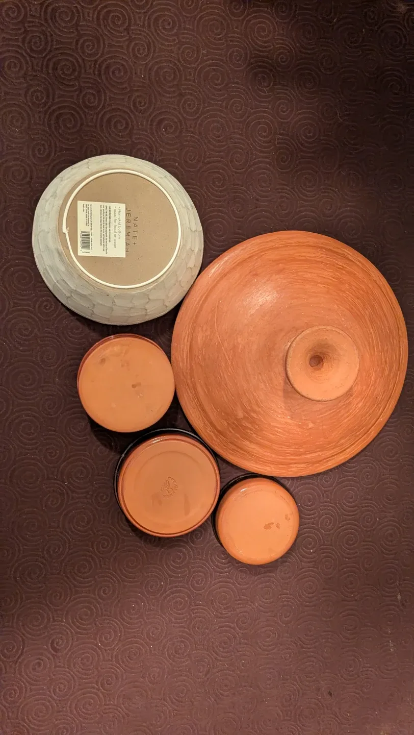 Beautiful Clay/Stoneware Bowls, incl. Nate & Jeremiah