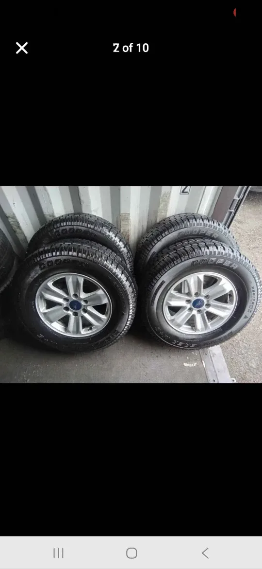 Set of 4 COOPER Winter Tires & Rims (265/70R17 6x135) TPMS