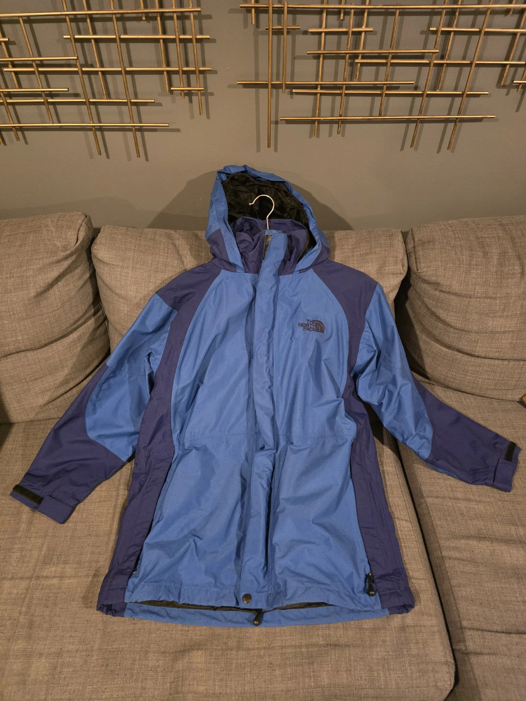 The North Face Blue Rain Jacket - photo 3