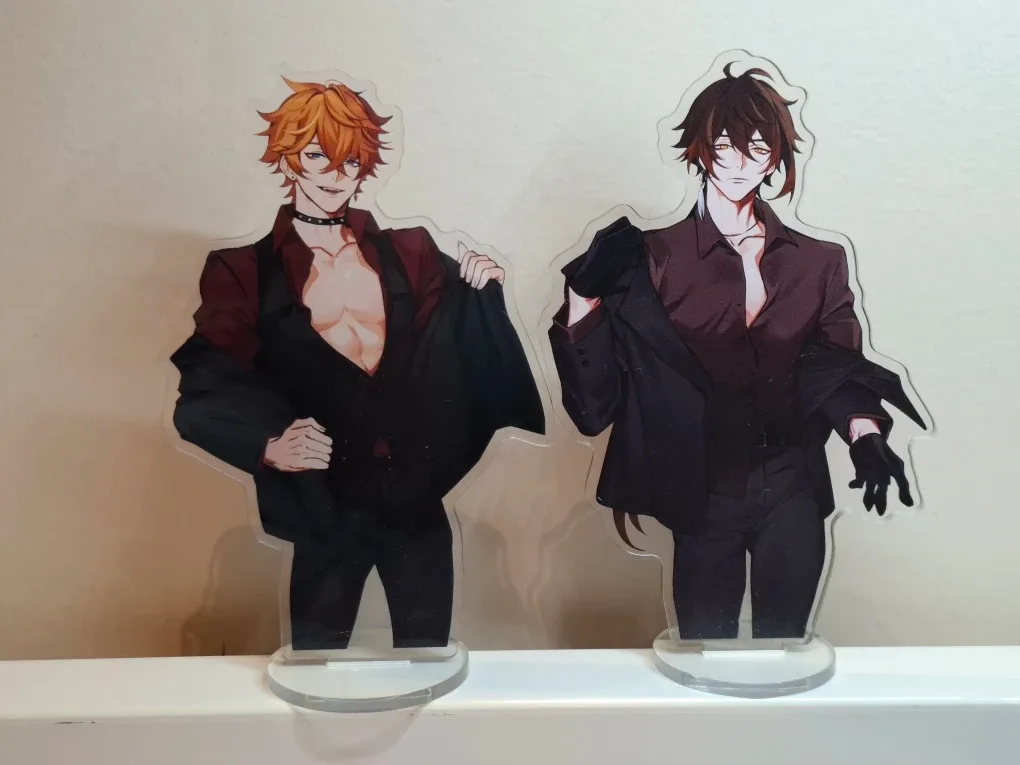 Genshin Impact Acrylic Stands - Childe & Zhongli