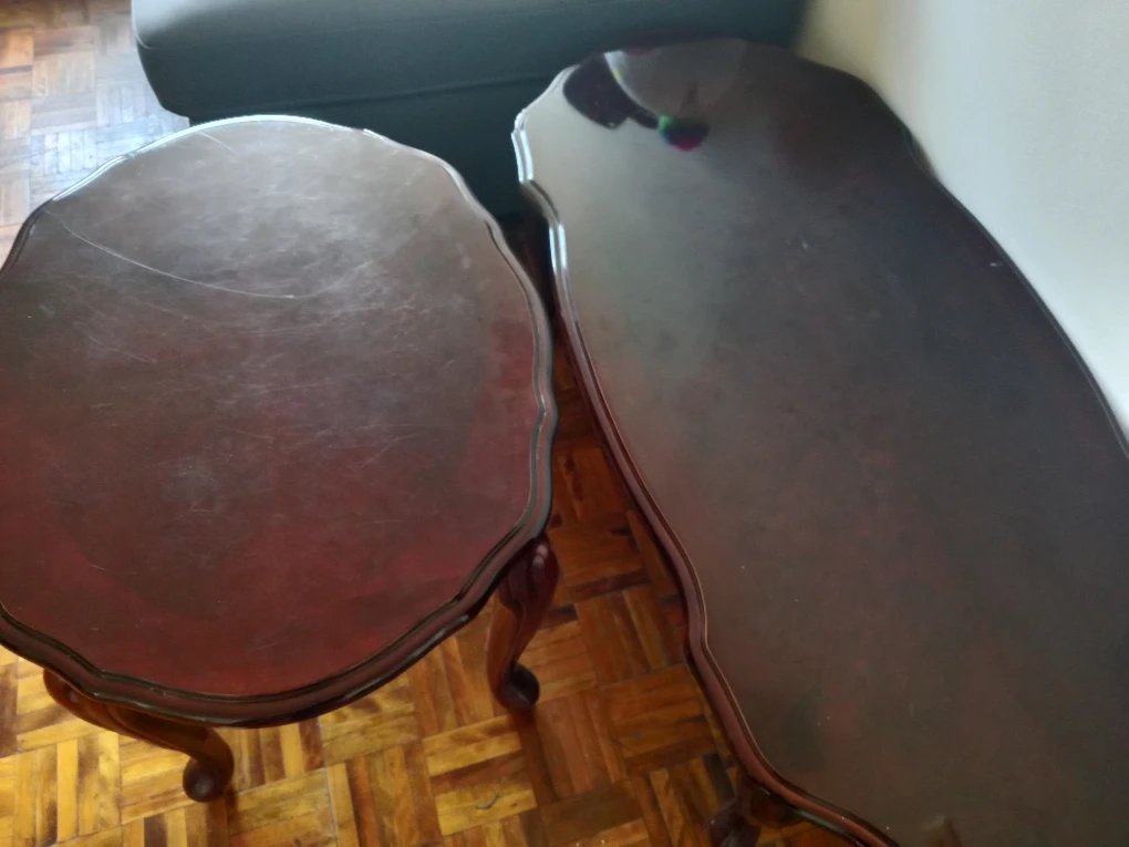 Table set of 3 - Dark Wood - photo 5