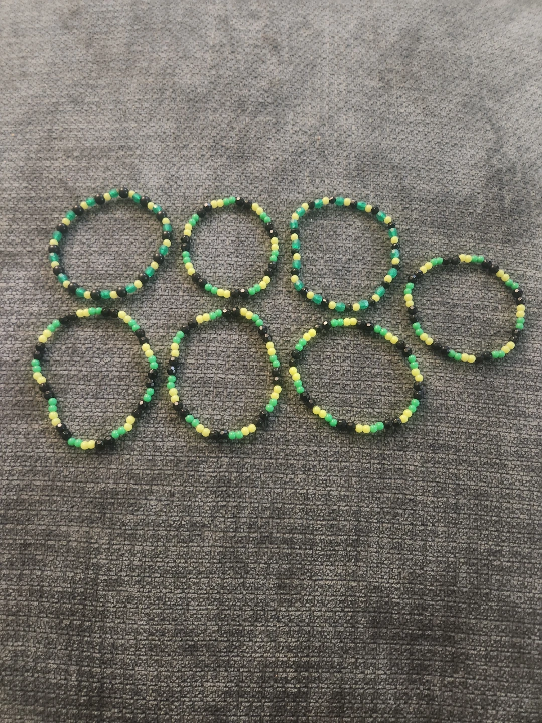 Handmade Beaded Bracelets - Set of 6