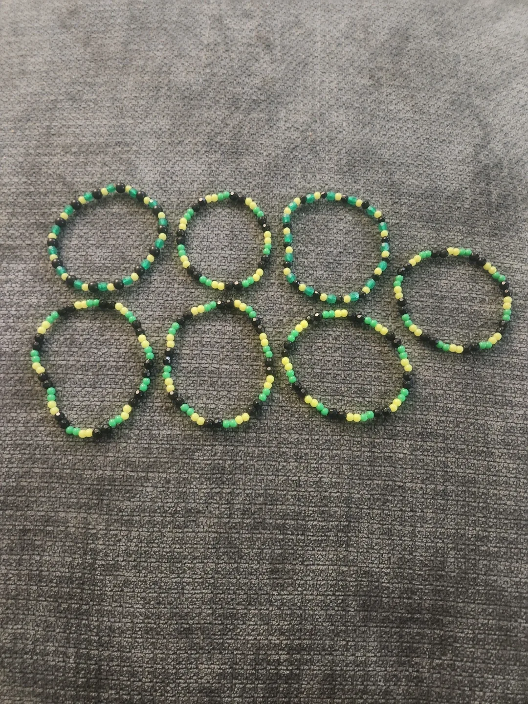 Handmade Beaded Bracelets - Set of 6