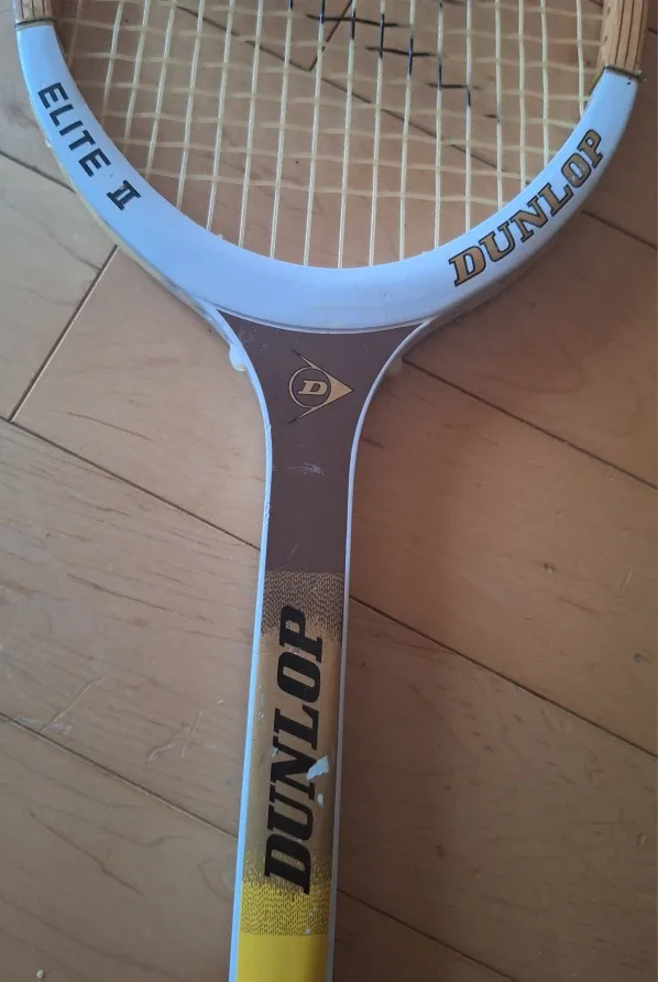 vintage Slazenger Demon & Dunlop Elite II Tennis Racquets image indicator(3)