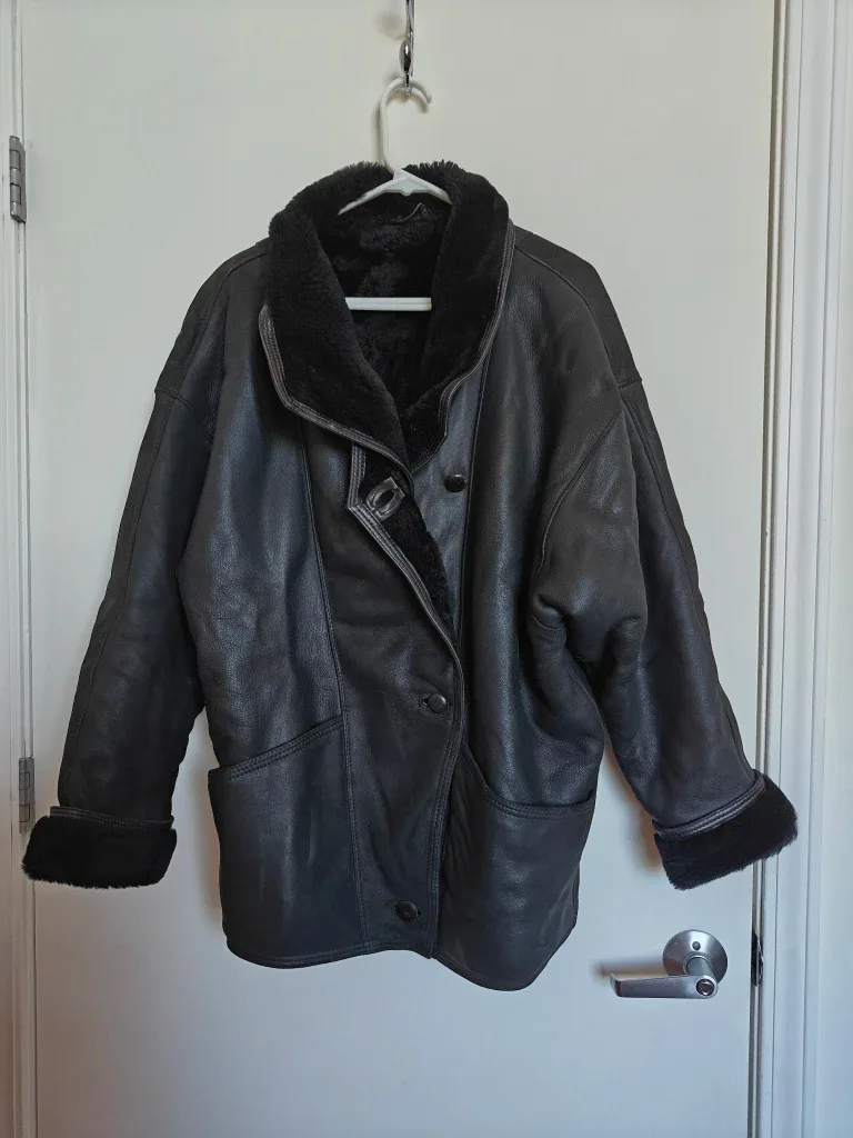 Gianni Italian shearling Jacket W XL