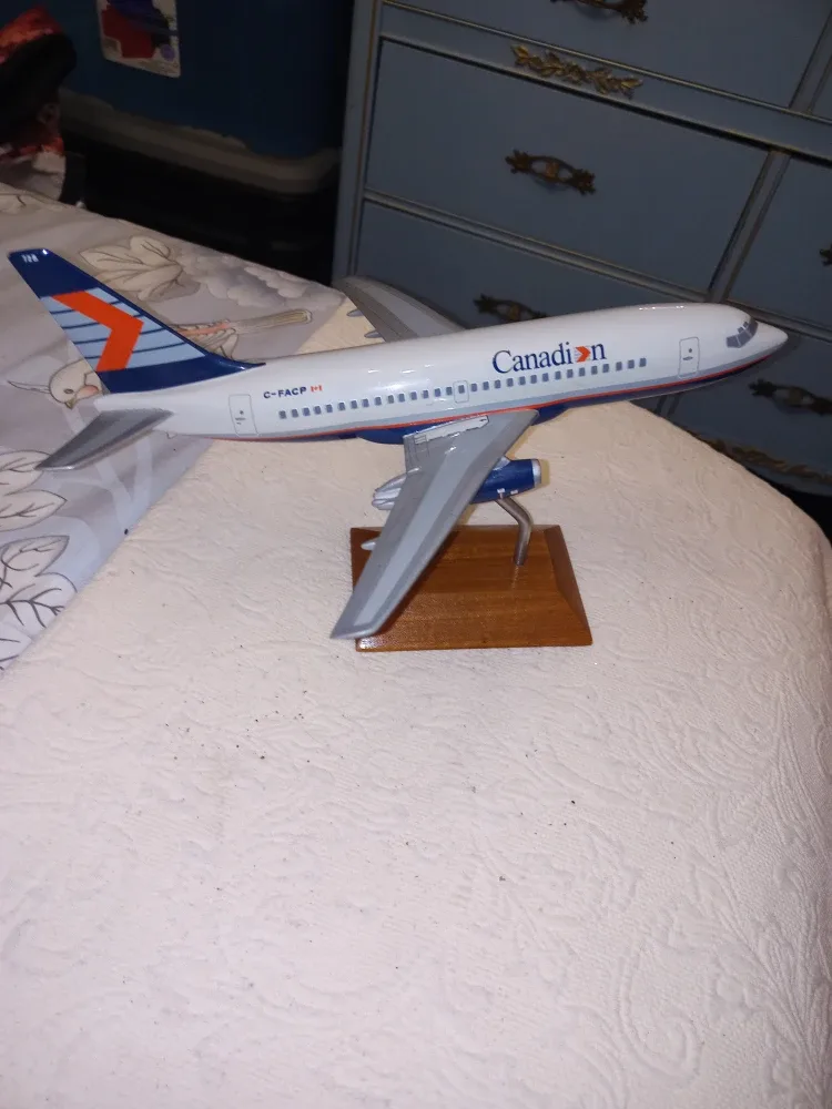 Canadian Air C- FACP Plastic Model Plane