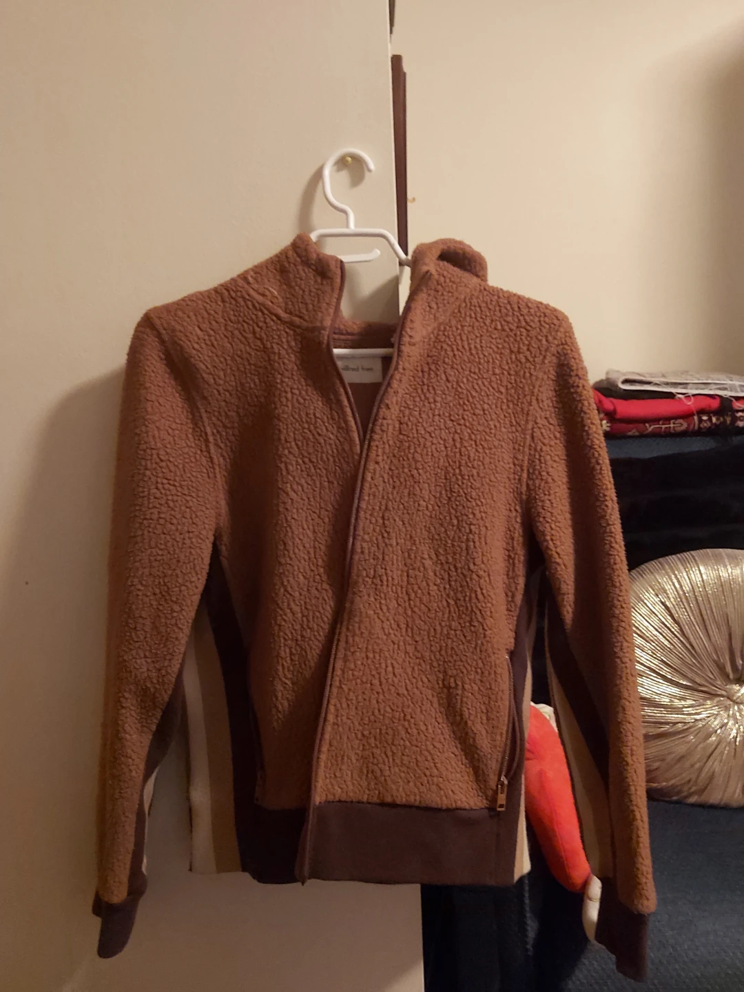 Aritzia Wilfred Free Teddy Zip Hoodie