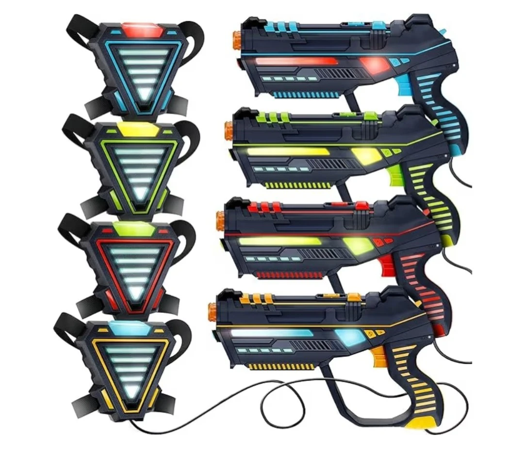 Rechargeable Laser Tag Set of 4 For Kids,  Teens, Adults - photo 2