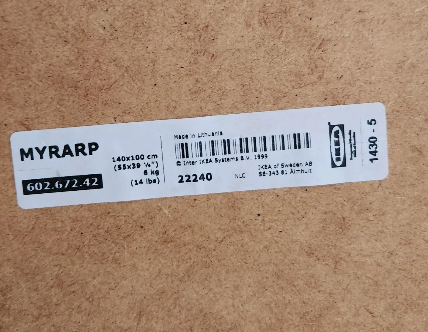 IKEA MYRARP Picture, 140x100 cm image indicator(2)