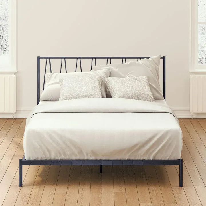 Zinus Olga 41 inch Metal Platform Bed with Headboard