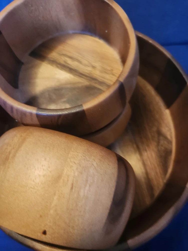 Remy Olivier Acacia Wood Bowls