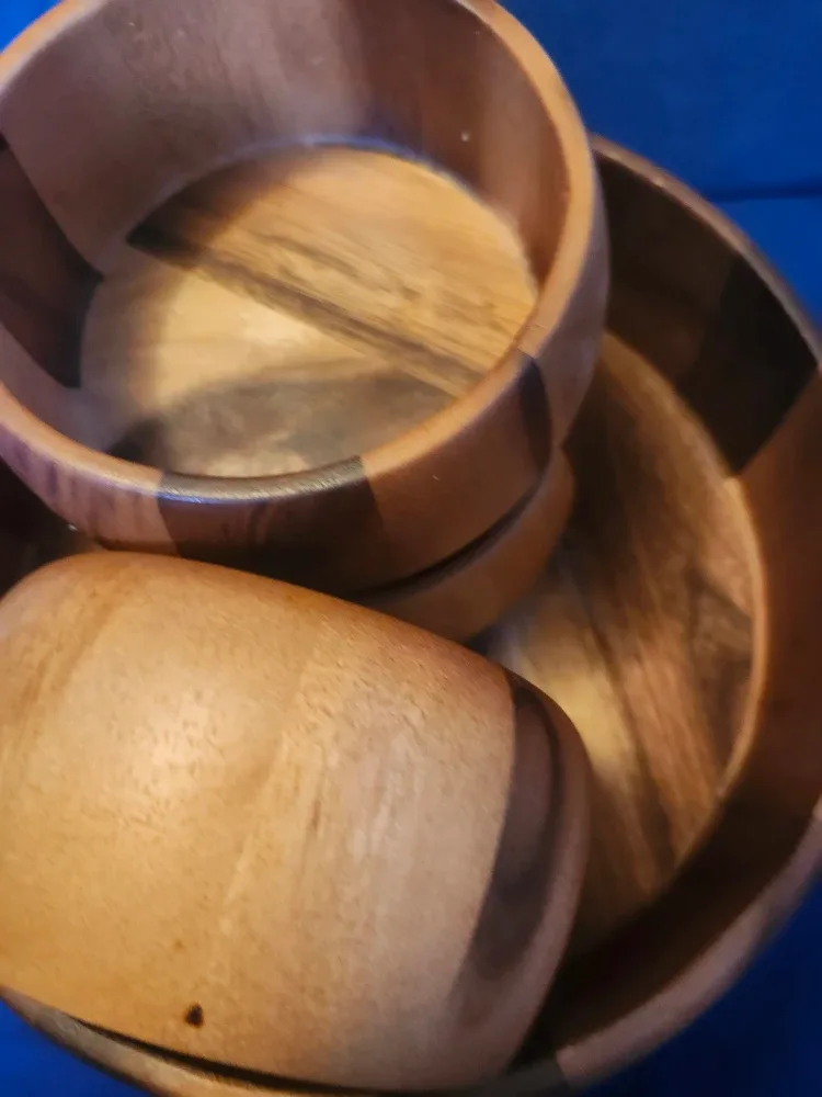 Remy Olivier Acacia Wood Bowls