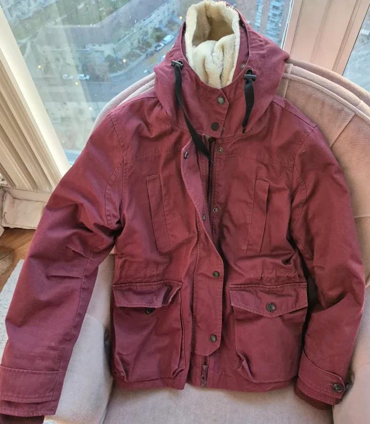 KOOKAI Burgundy Winter Coat image indicator(10)