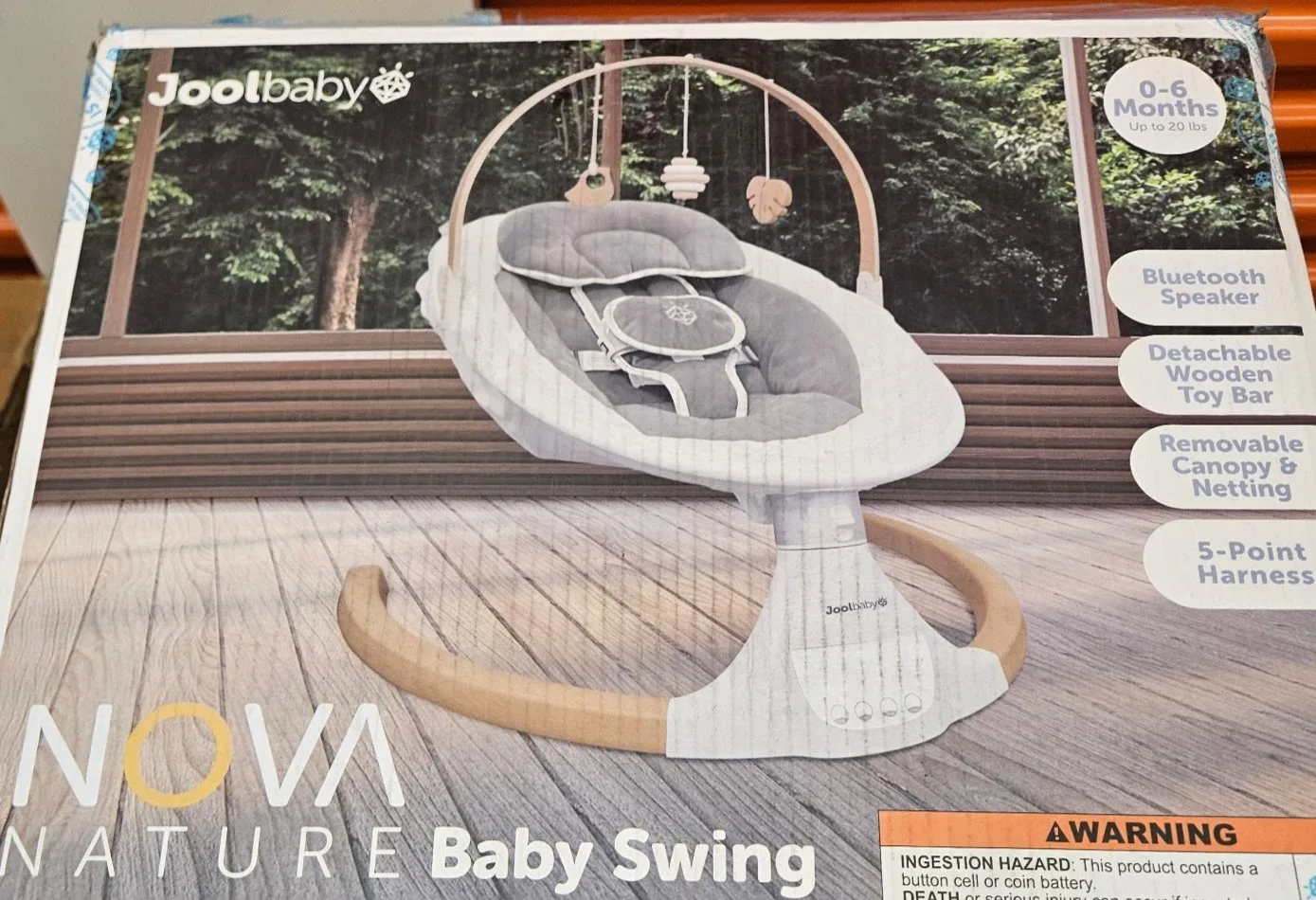Jool Baby Nova Nature Baby Swing - Grey