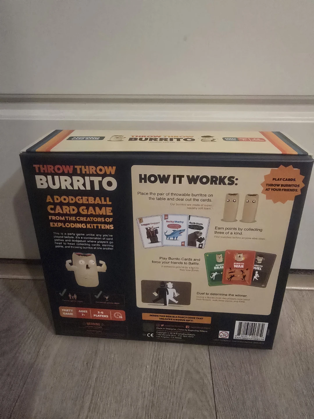 Throw Throw Burrito Card Game - Dodgeball Edition! - photo 5