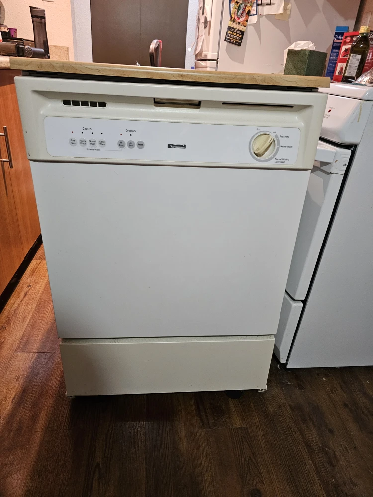 Kenmore White Dishwasher