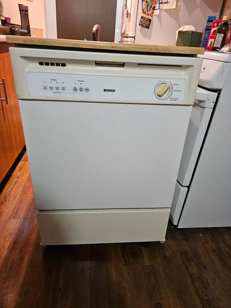 Kenmore White Dishwasher