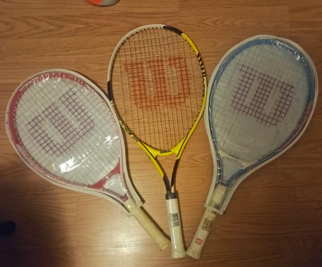 3 Wilson Tennis Rackets ($10 each)