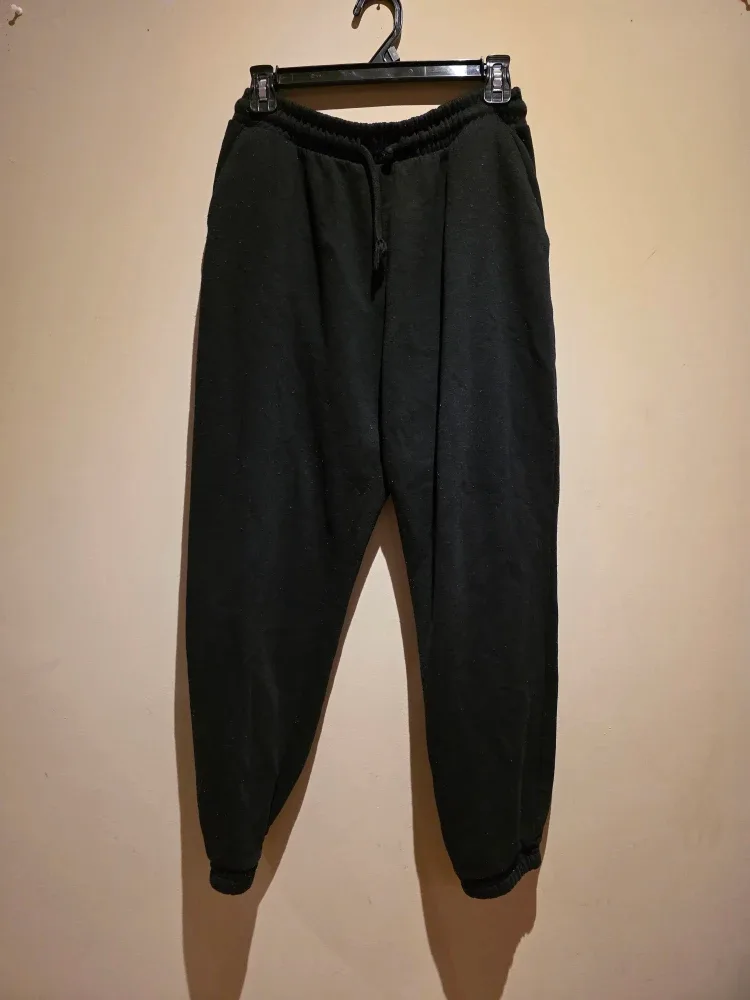 Zara Black Sweatpants - Size L
