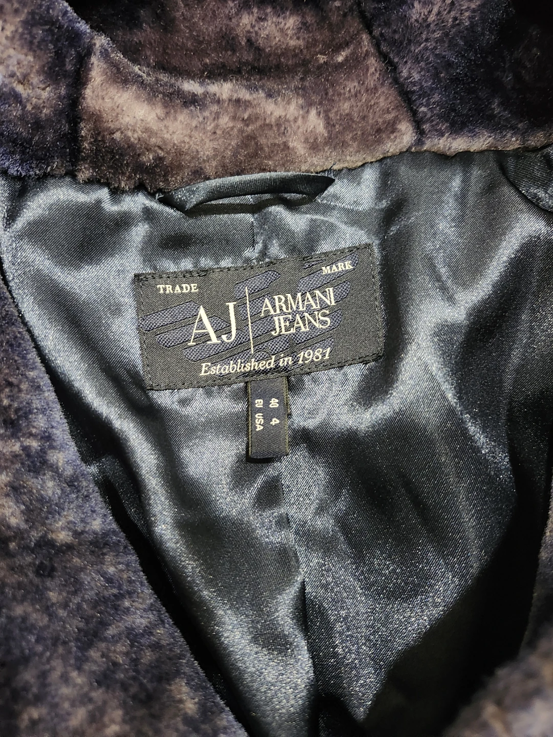 Armani Jeans Faux Fur Hooded Jacket Size 4 - photo 2