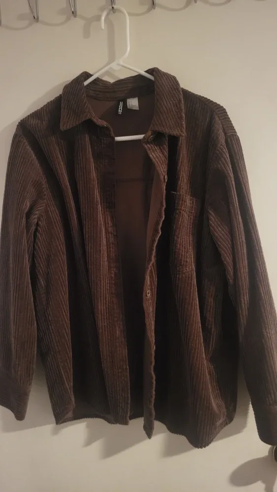 H&M Divided Brown Corduroy Shirt - Size S