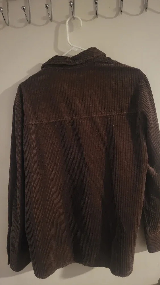 H&M Divided Brown Corduroy Shirt - Size S image indicator(2)