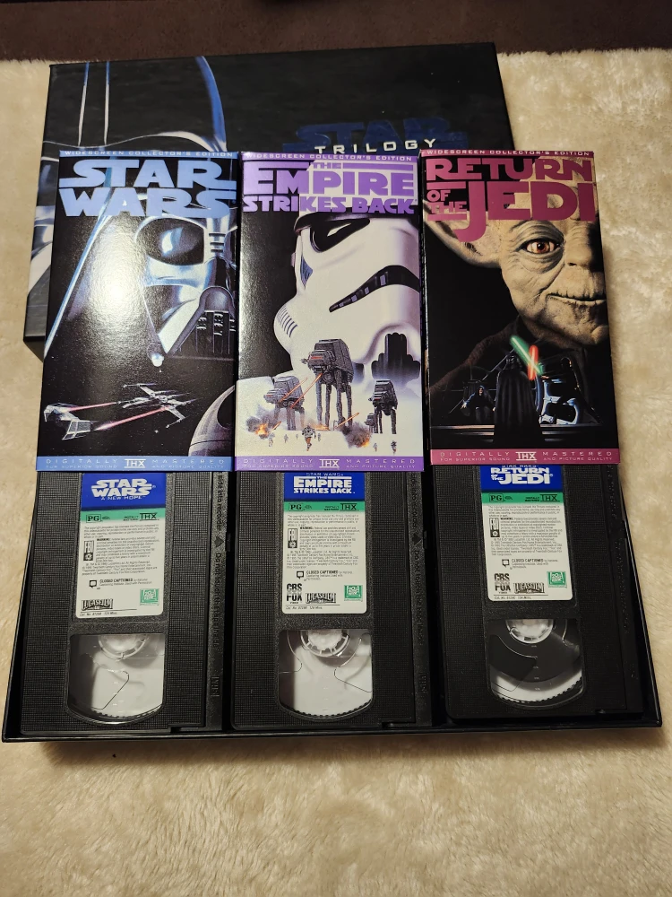 Star Wars Trilogy THX Widescreen Edition VHS - photo 4