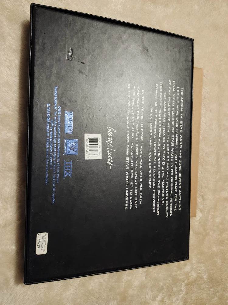 Star Wars Trilogy THX Widescreen Edition VHS - photo 5