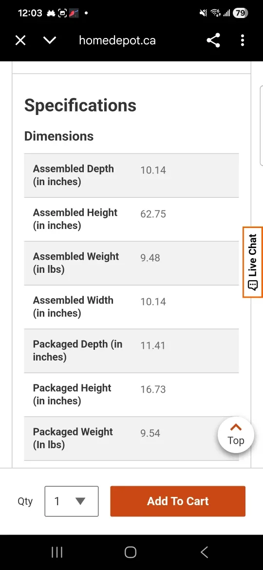 Lalia Home 62.75 inch White Column Shelf Floor Lamp image indicator(3)