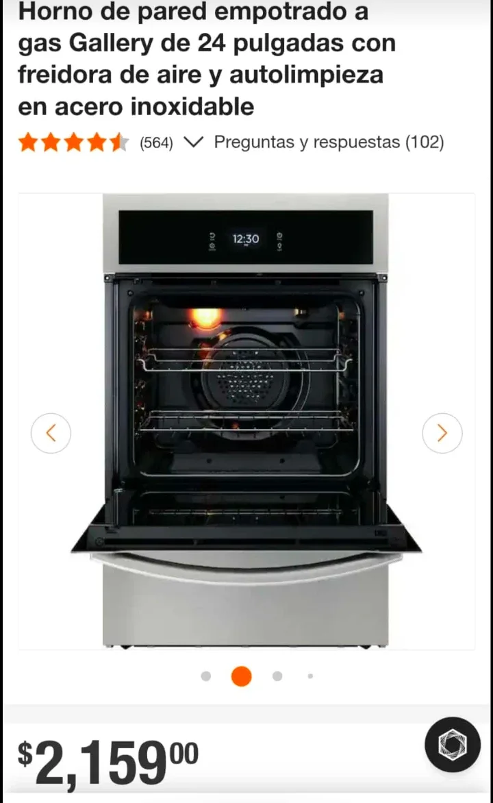 New Frigidaire 24in Stainless steel gas wall oven image indicator(2)