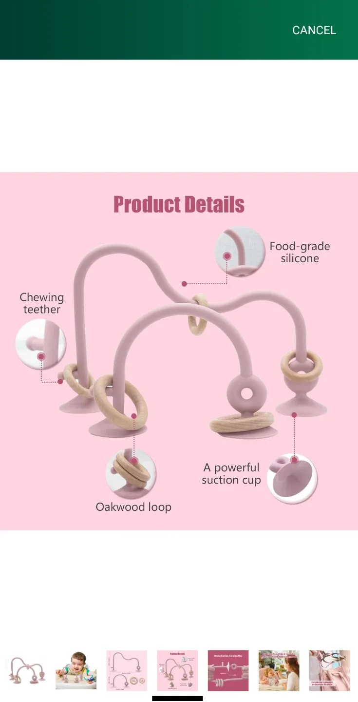 Brand new Nrosa Suction Teether Toy image indicator(2)