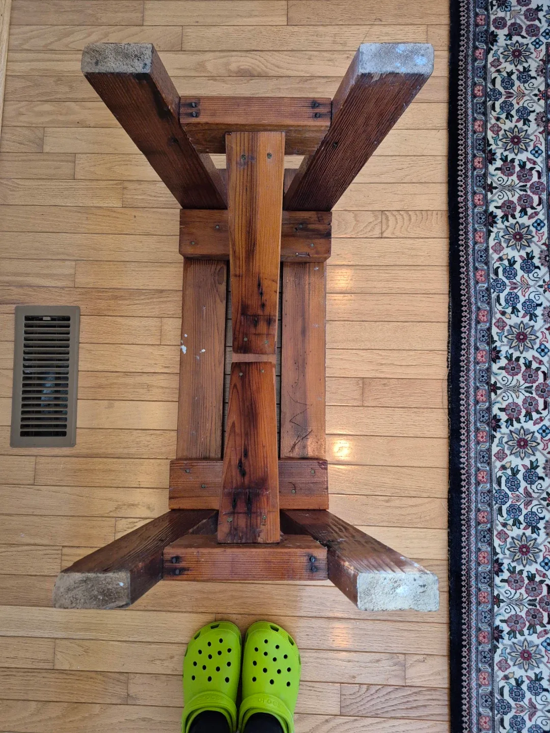 Vintage Bench - Solid Wood - Hand-Made : Super Sturdy & Solid image indicator(6)