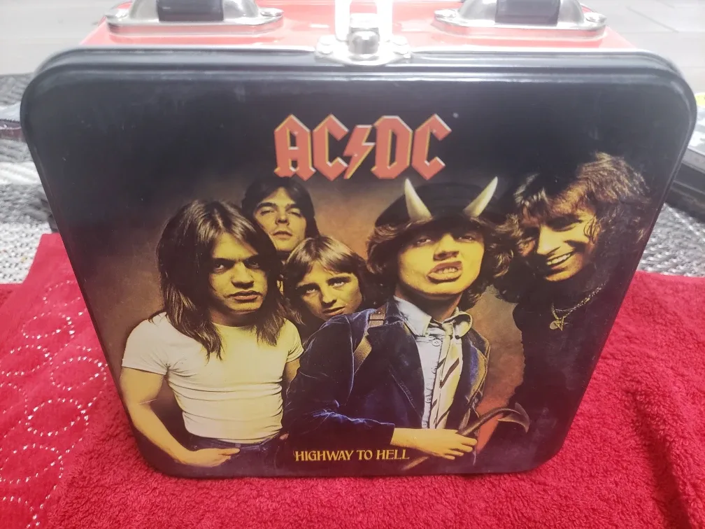 AC/DC Square Tin Tote Lunchbox