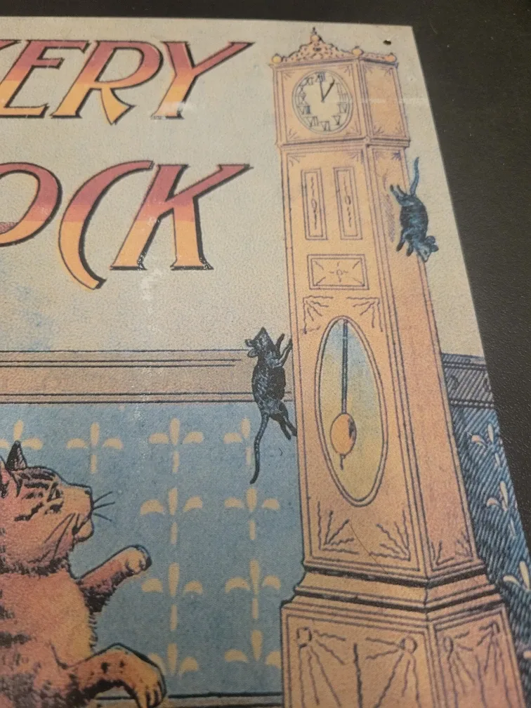 Hickory Dickery Dock Metal Sign image indicator(4)