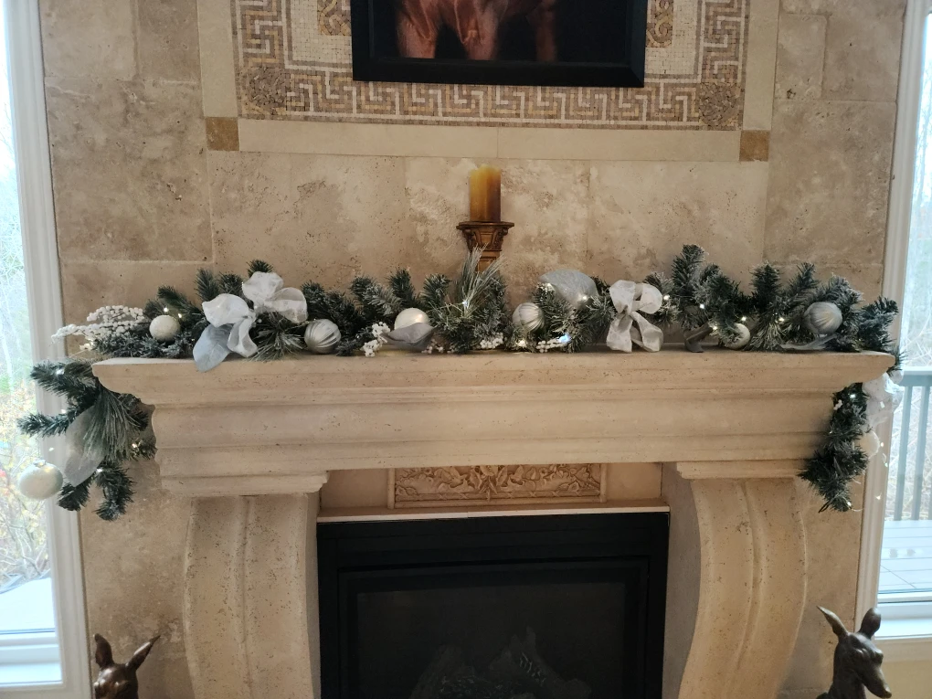 Christmas garland battery operated - photo 2