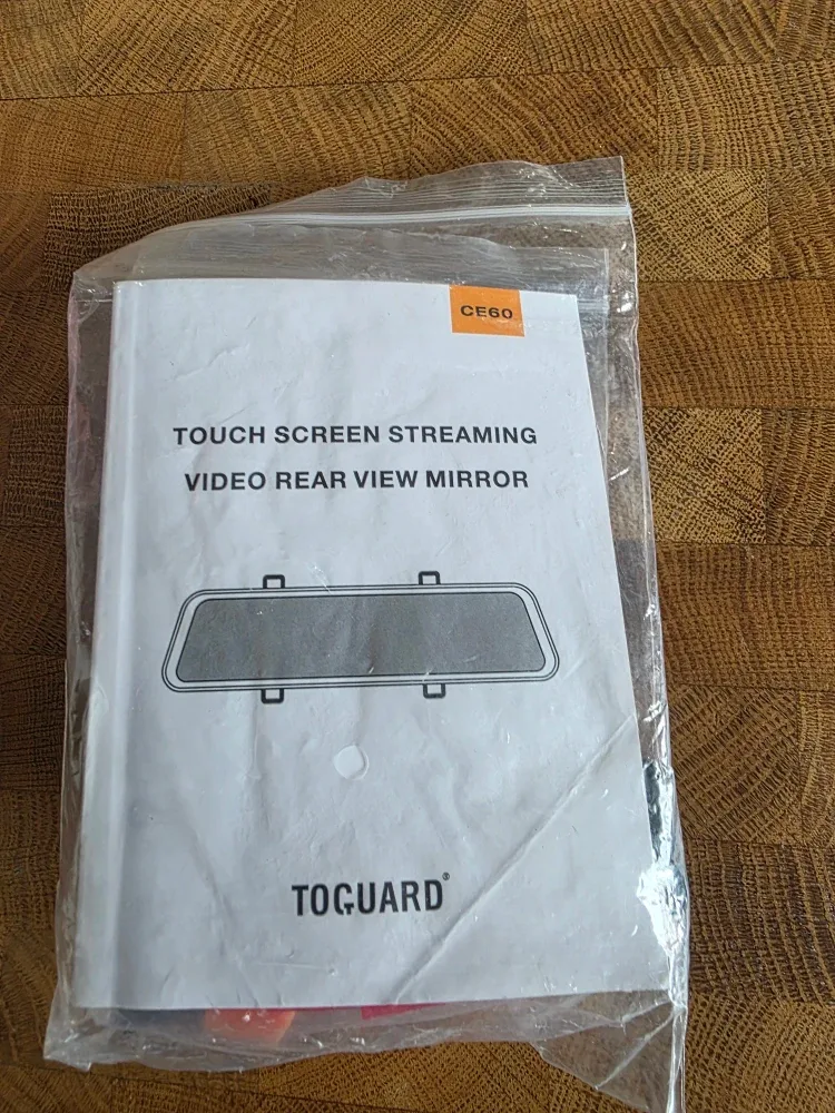 TOGUARD CE60 Touch Screen Streaming Video Rear View Mirror image indicator(3)