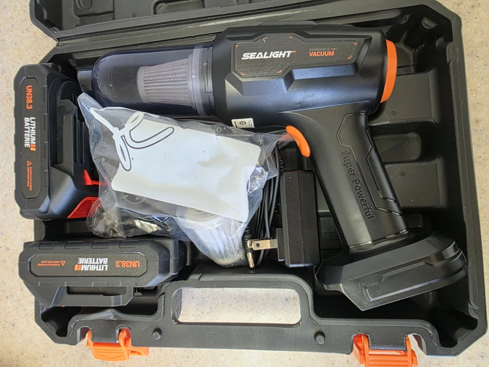 SEALIGHT Cordless Handheld Vacuum with Accessories - photo 2