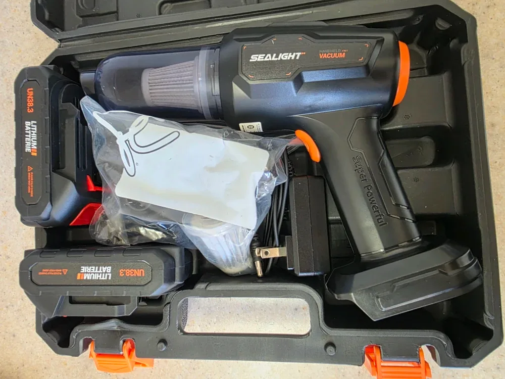 SEALIGHT Cordless Handheld Vacuum with Accessories image indicator(2)