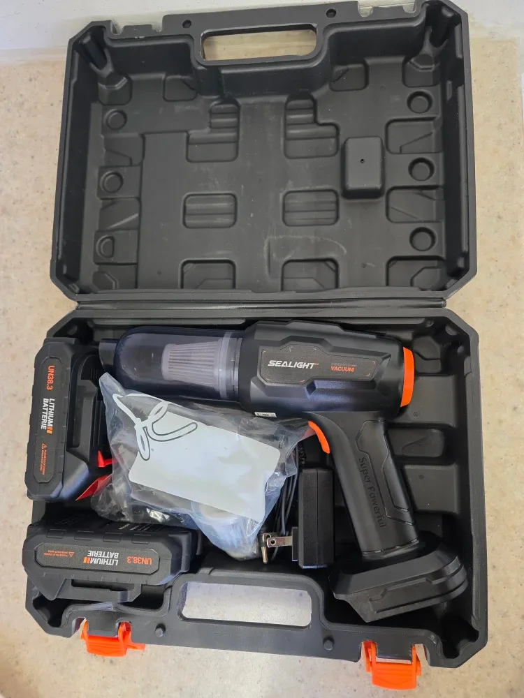 SEALIGHT Cordless Handheld Vacuum with Accessories image indicator(3)