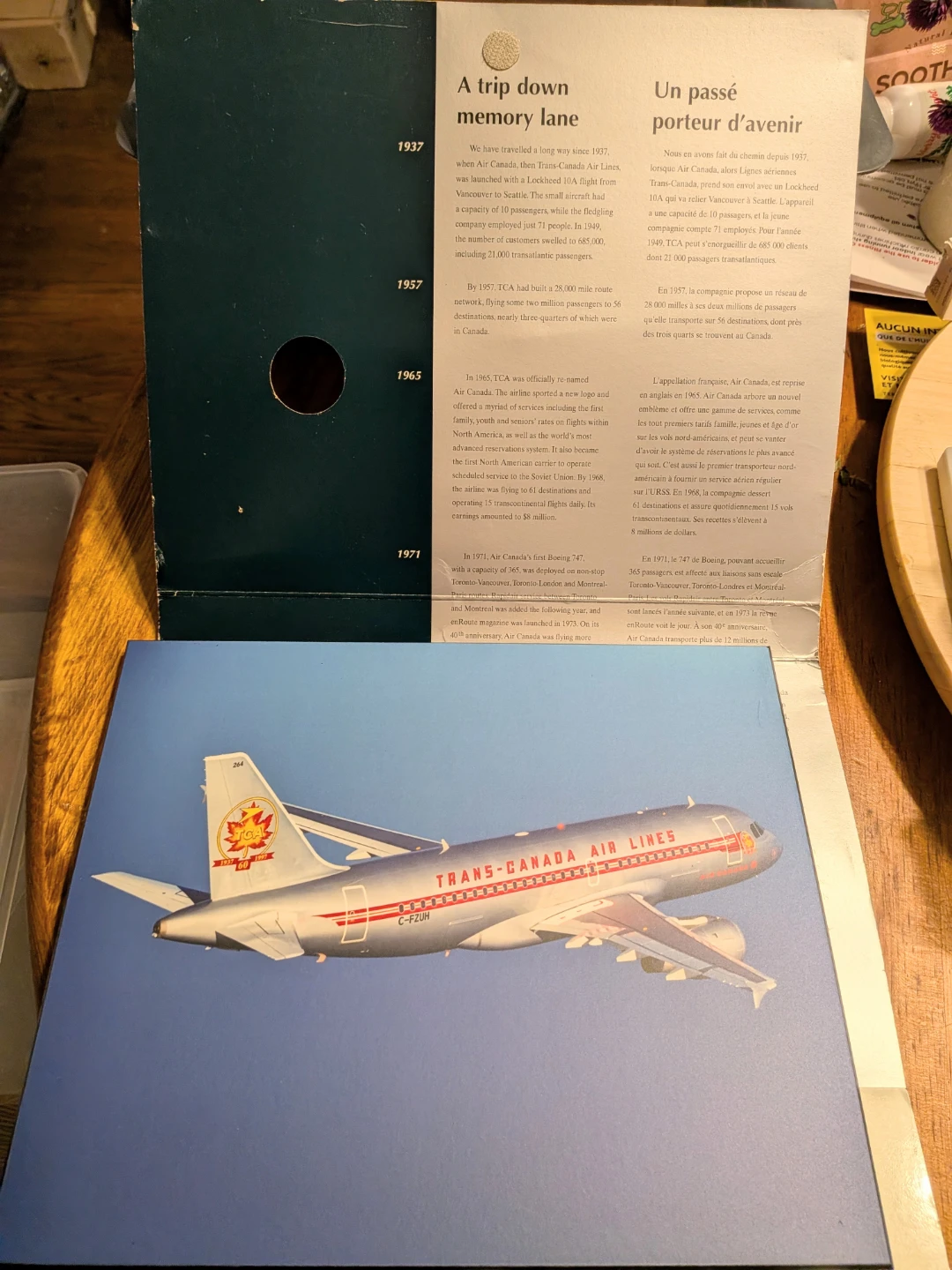 Air Canada 60th Anniversary Commemorative Set - photo 2