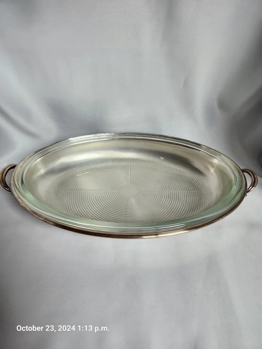 Vintage large Primrose Serving Dish image indicator(2)