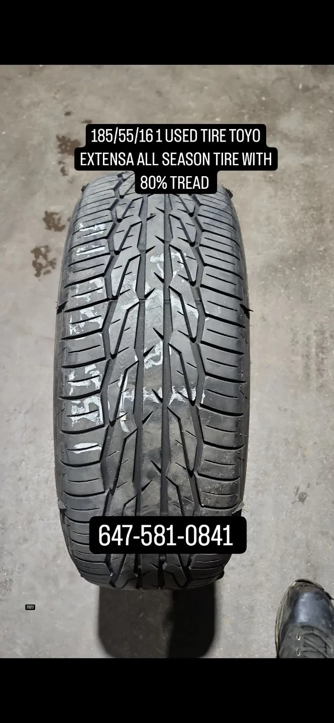 Toyo Extensa All Season Tire 185/55/16 - 80% Tread thumbnail