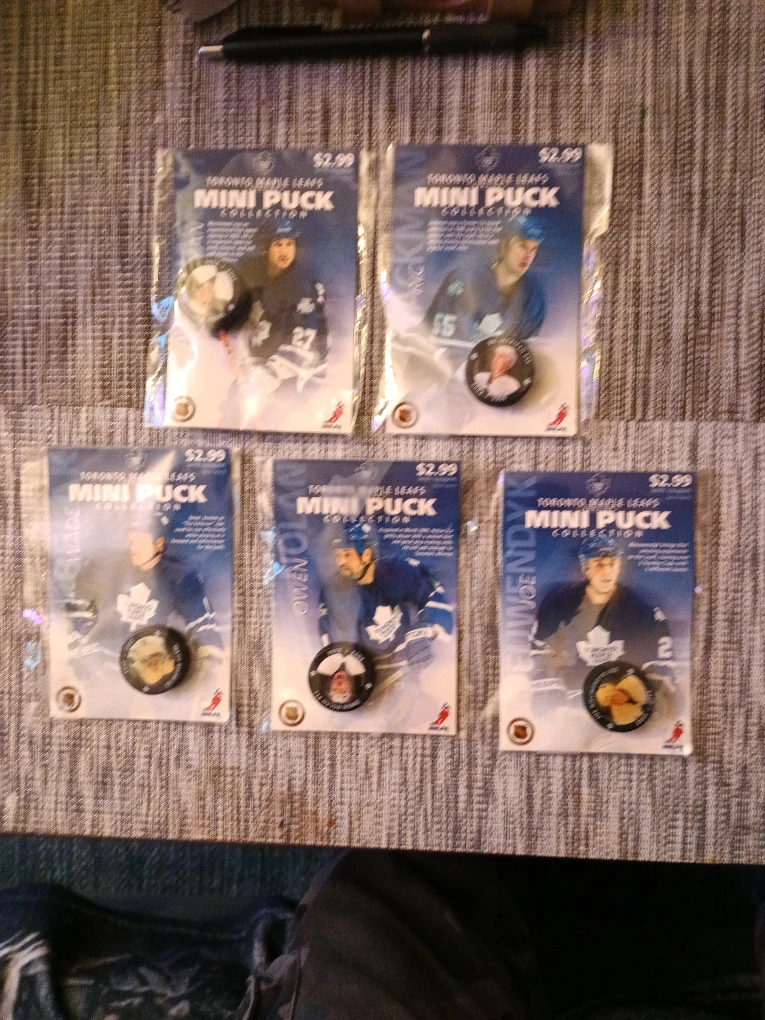Toronto Maple Leafs Mini Puck Collection 2003/04