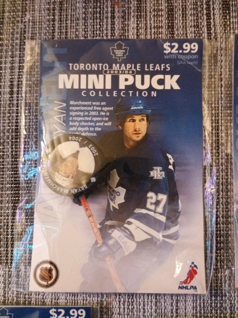 Toronto Maple Leafs Mini Puck Collection 2003/04 - photo 2