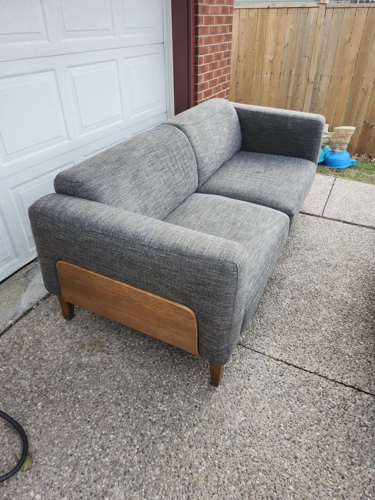 Grey Three-Seater Sofa -Structube Maui - photo 3