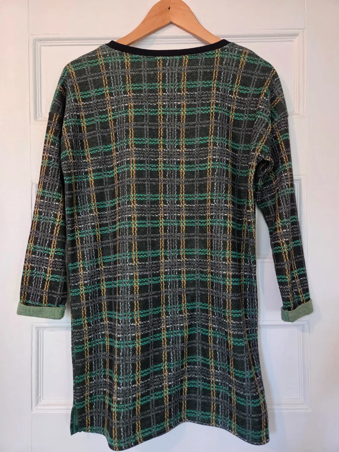 Topshop Plaid Dress Cotton - Size small image indicator(2)