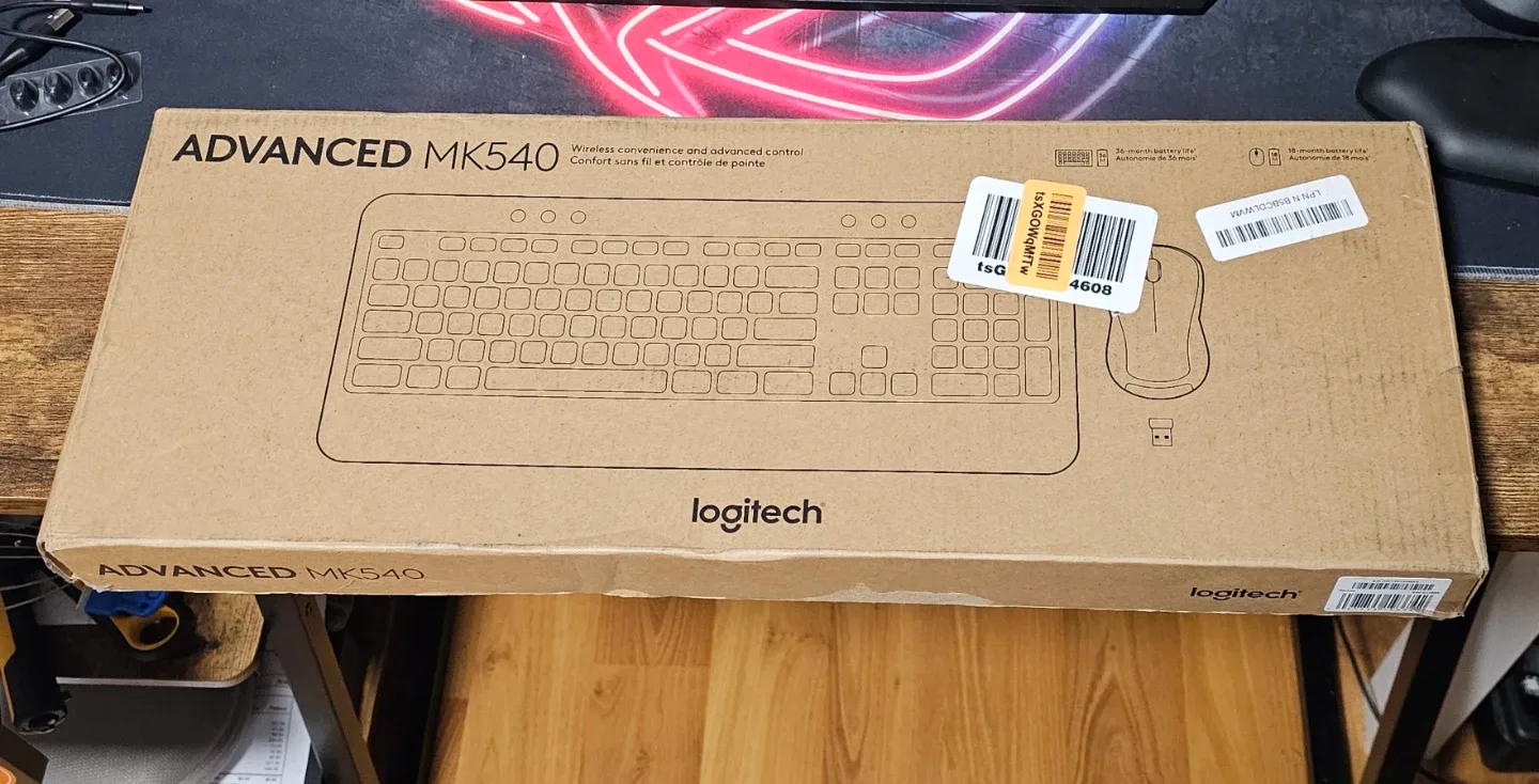 New Logitech MK540 Advanced Wireless Keyboard and Mouse image indicator(2)