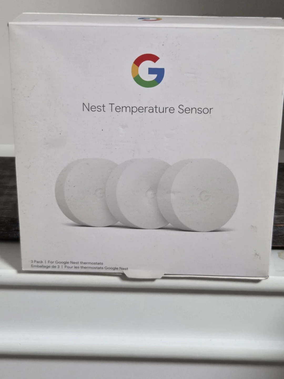 New Google Nest Temperature Sensor - 3 Pack