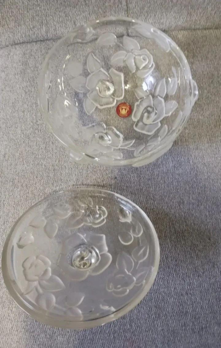 Mikasa Silk Flowers Covered Candy Dish image indicator(2)